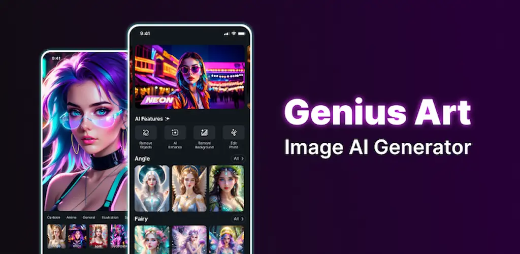 Download Genius Art: Image AI Generator MOD APK (Premium Unlocked) Latest Version