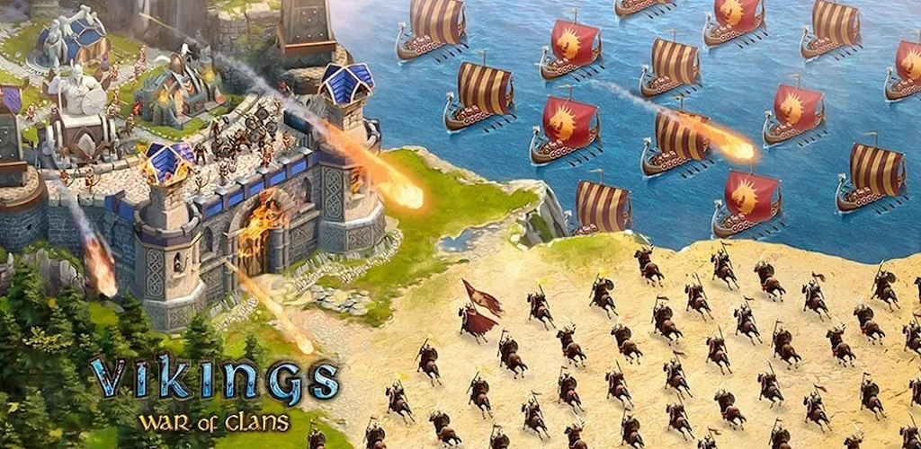 Download Vikings: War of Clans PVP MOD APK (Speed Multiplier) Latest Version