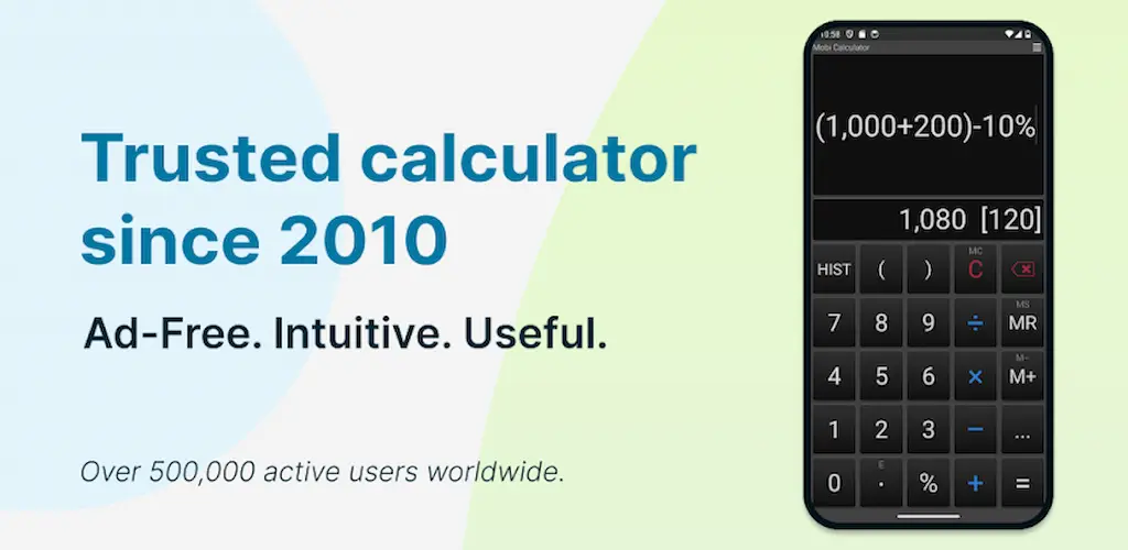 Download Calculator MobiCalc PRO APK (Paid/Full Version) Latest Version