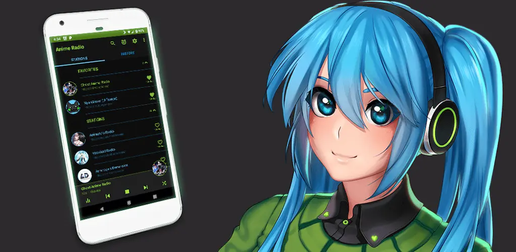 Download Anime Music Radio MOD APK (Pro Unlocked) Latest Version