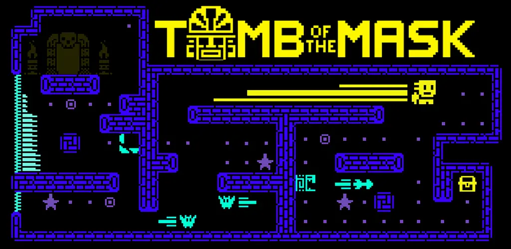 Tomb of the Mask Mod APK – A thrilling arcade maze game with retro pixel graphics.