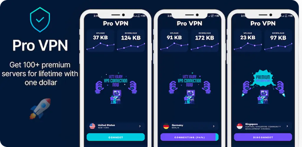 Download The Pro VPN-Pay Once For Life APK (Paid/Full Version) Latest Version