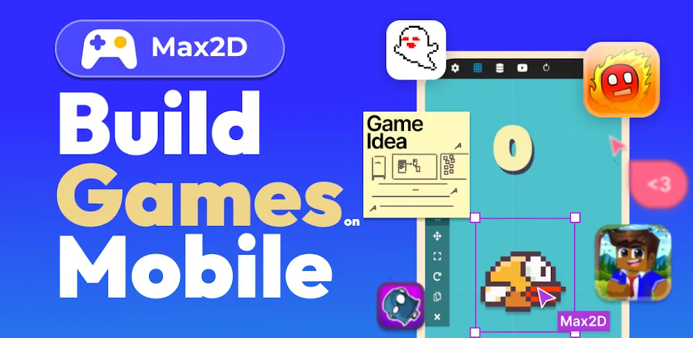 Download Max2D: Game Maker, Game Engine MOD APK (Premium Unlocked) Latest Version