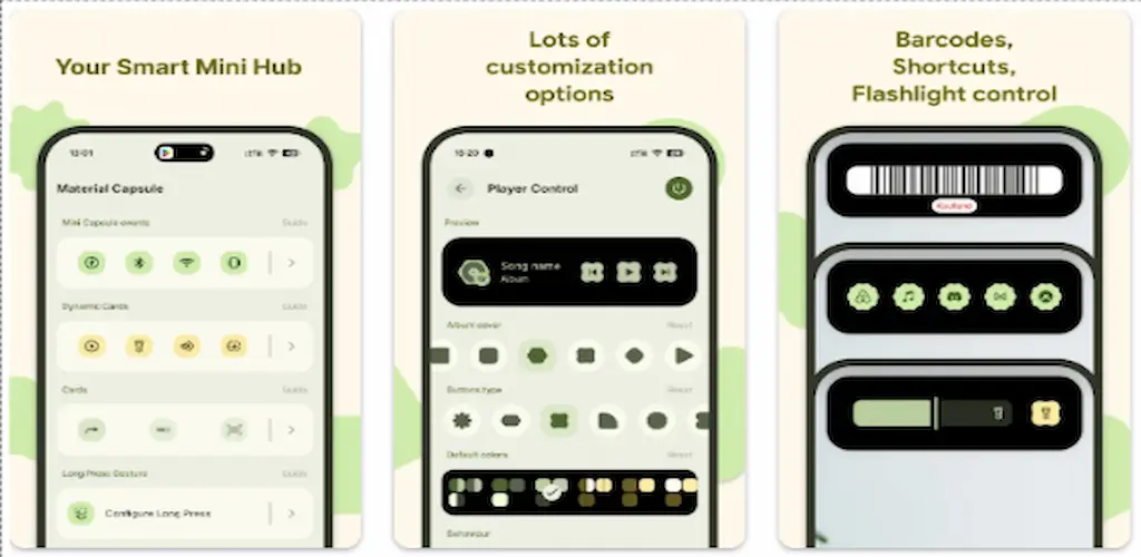 Material Capsule: Dynamic UI