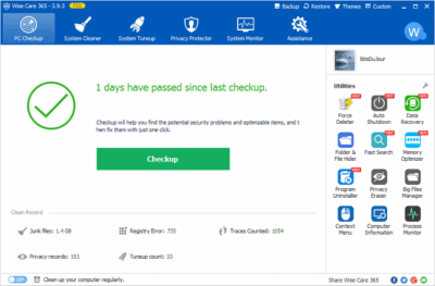Wise Care 365 Pro with Crack 1