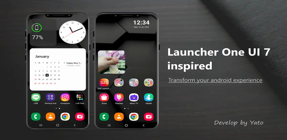 S26 Launcher One Ui inspired Mod APK (1)