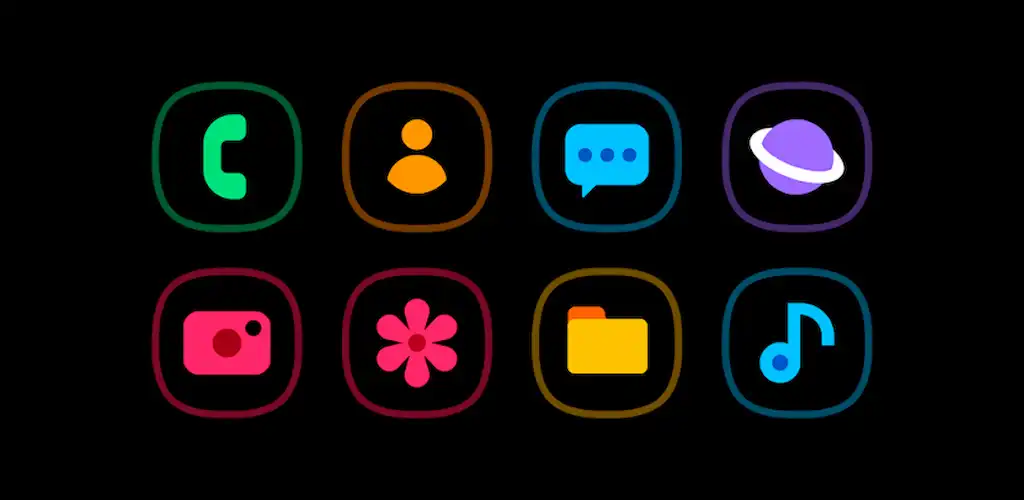 HuxOne Dark - Icon Pack (1)