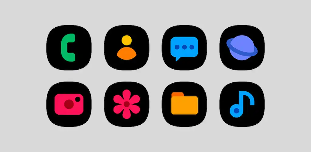 OneBlack - Icon Pack (1)