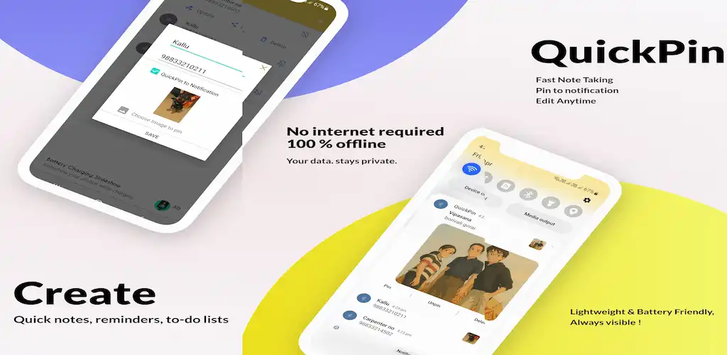 QuickPin - Fast Notes Reminder